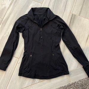 Black lululemon quarter zip sweater